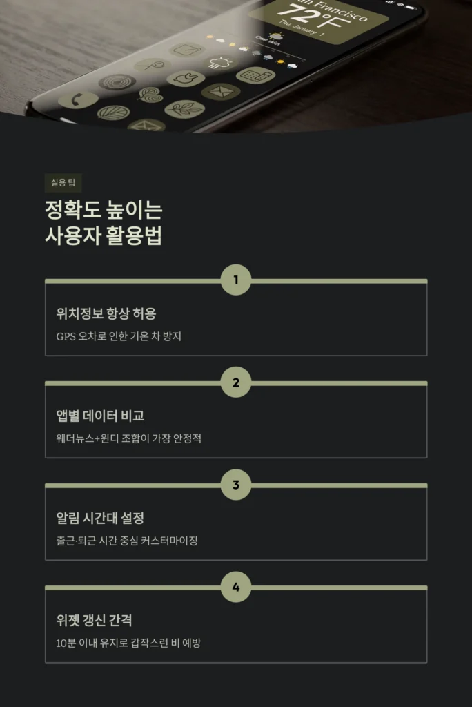 정확도 높이는사용자 활용법