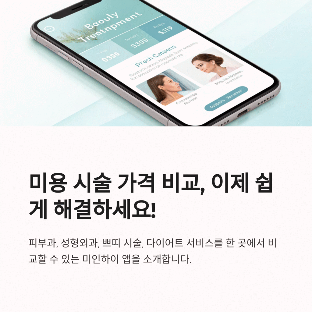 미인하이: 피부, 성형, 쁘띠, 다이어트 시술을 가격 비교로 똑똑하게 선택하세요!