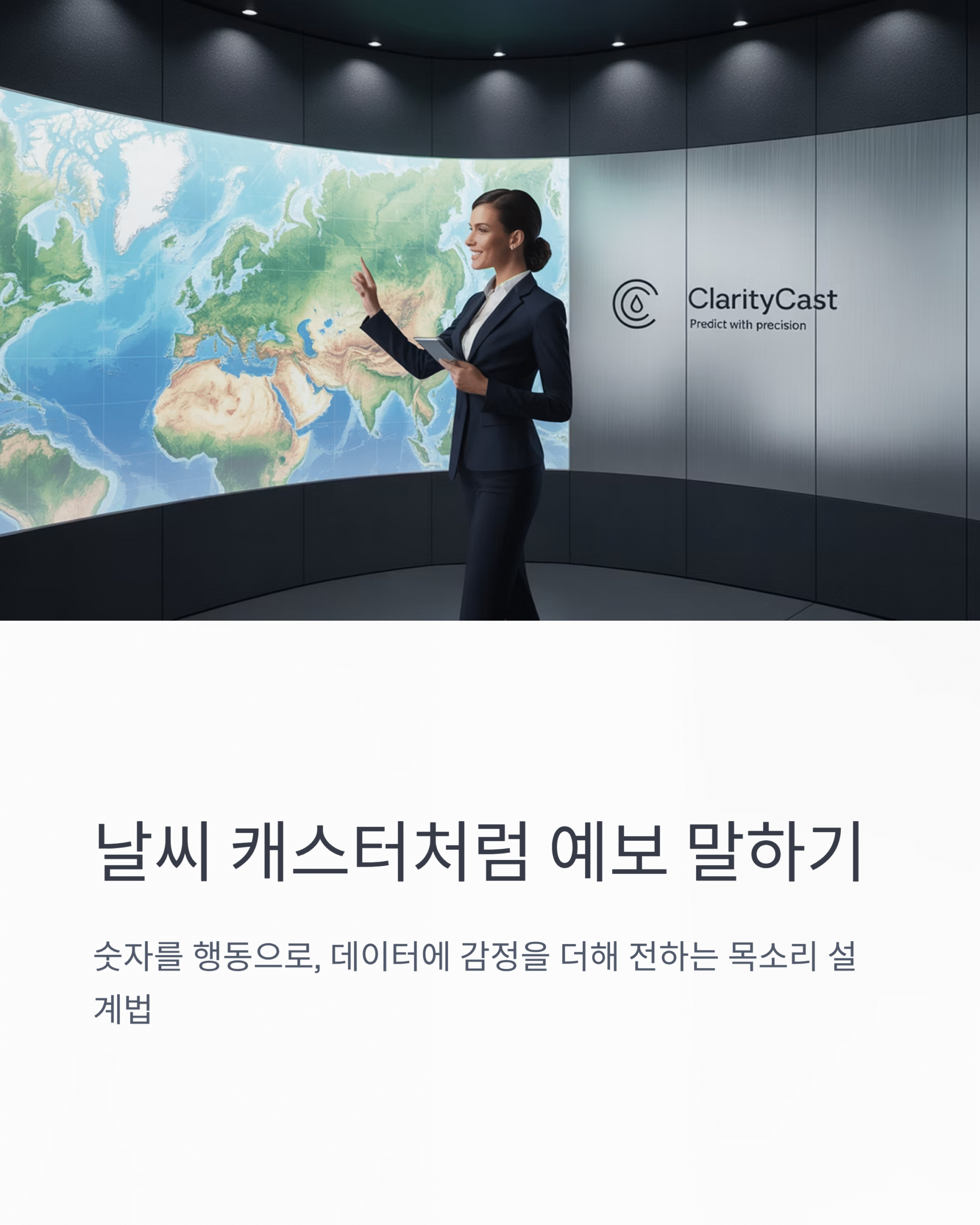 기상 정보, 날씨 캐스터처럼 예보 말하기 훈련 로드맵