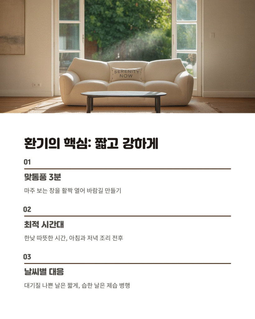 겨울철 실내공기질, 숨 쉬기 편한 집 만들기