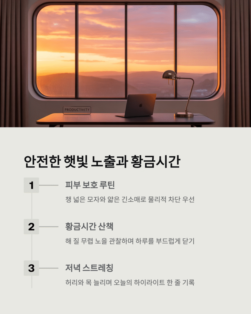 햇살 좋은 날, 마음 가벼워지는 루틴 15