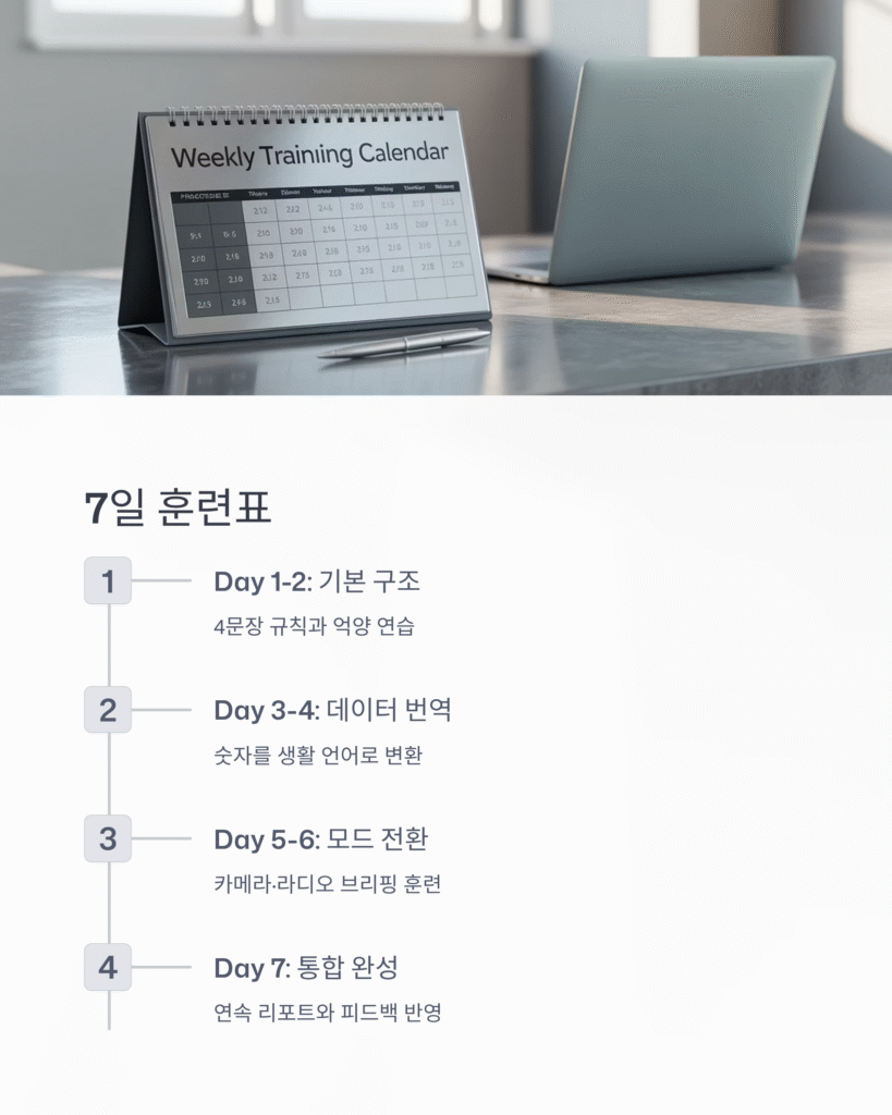 기상 정보, 날씨 캐스터처럼 예보 말하기 훈련 로드맵