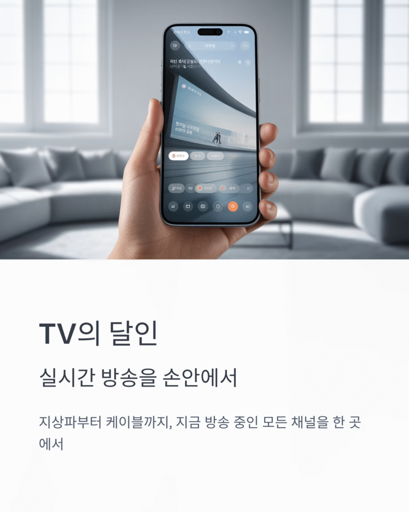 TV의 달인 - 실시간TV, 편성표, 채널정보 | 무료로 즐기는 스마트 방송 가이드