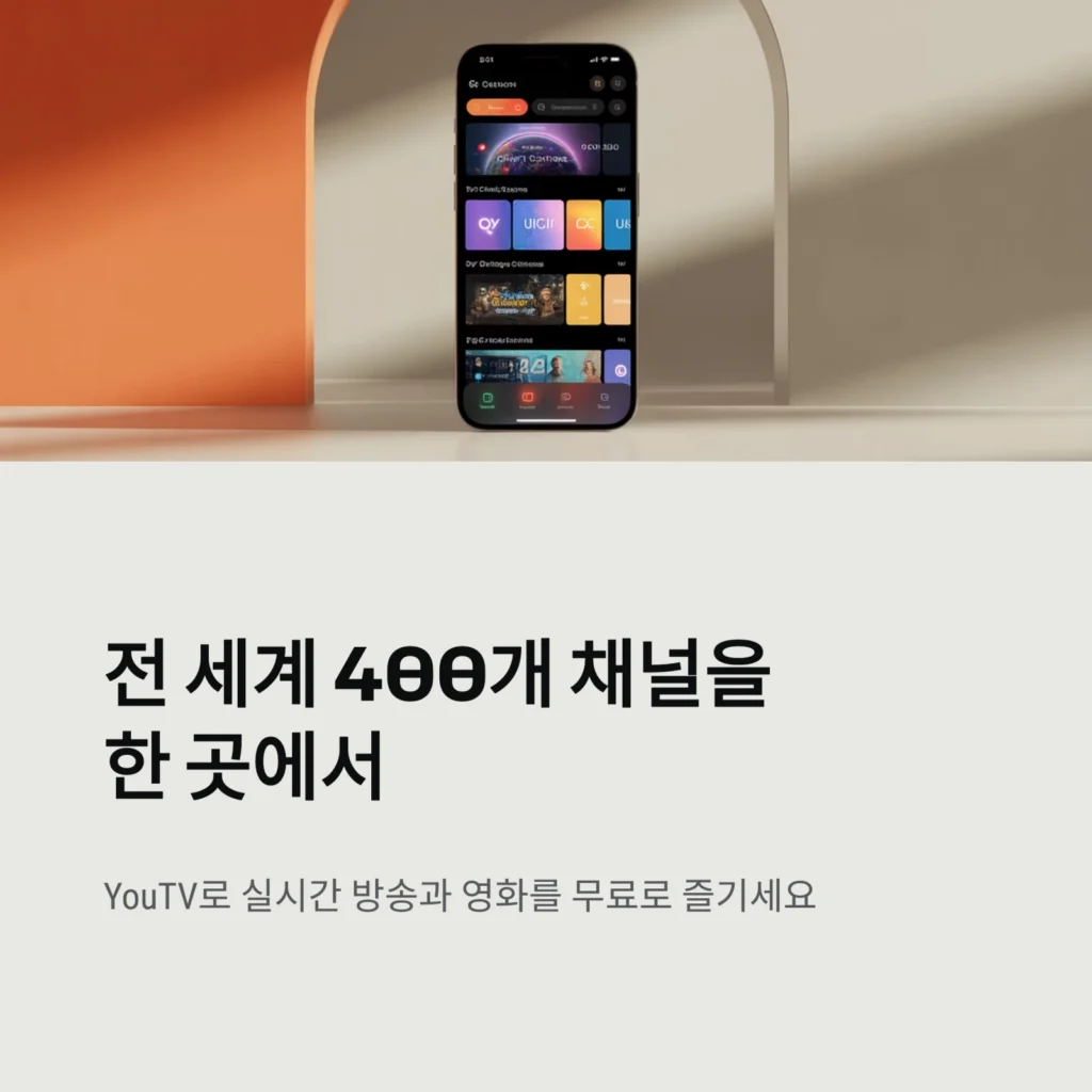 YouTV – 400개 이상의 TV 채널과 영화 실시간 시청 완벽 가이드
