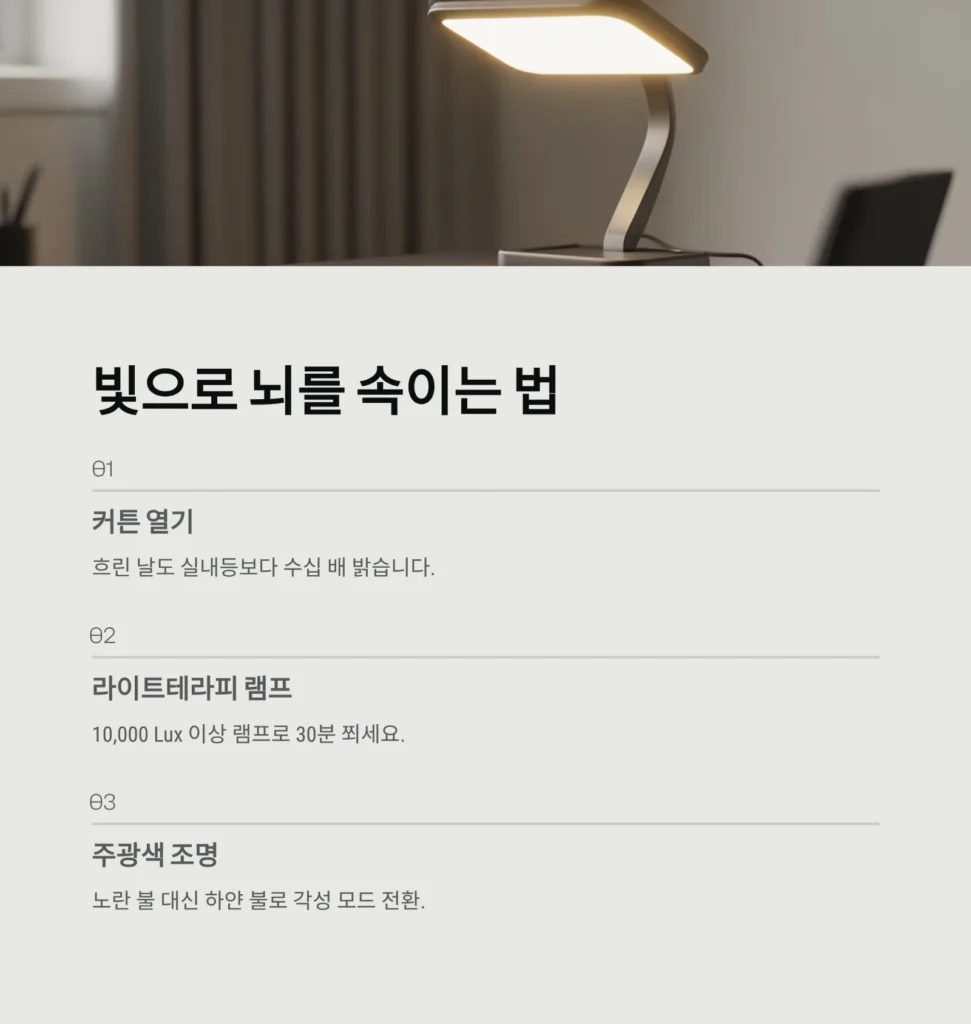 흐린 날 생산성이 떨어지는 과학, 루틴으로 되돌리는 법｜2026년 가이드