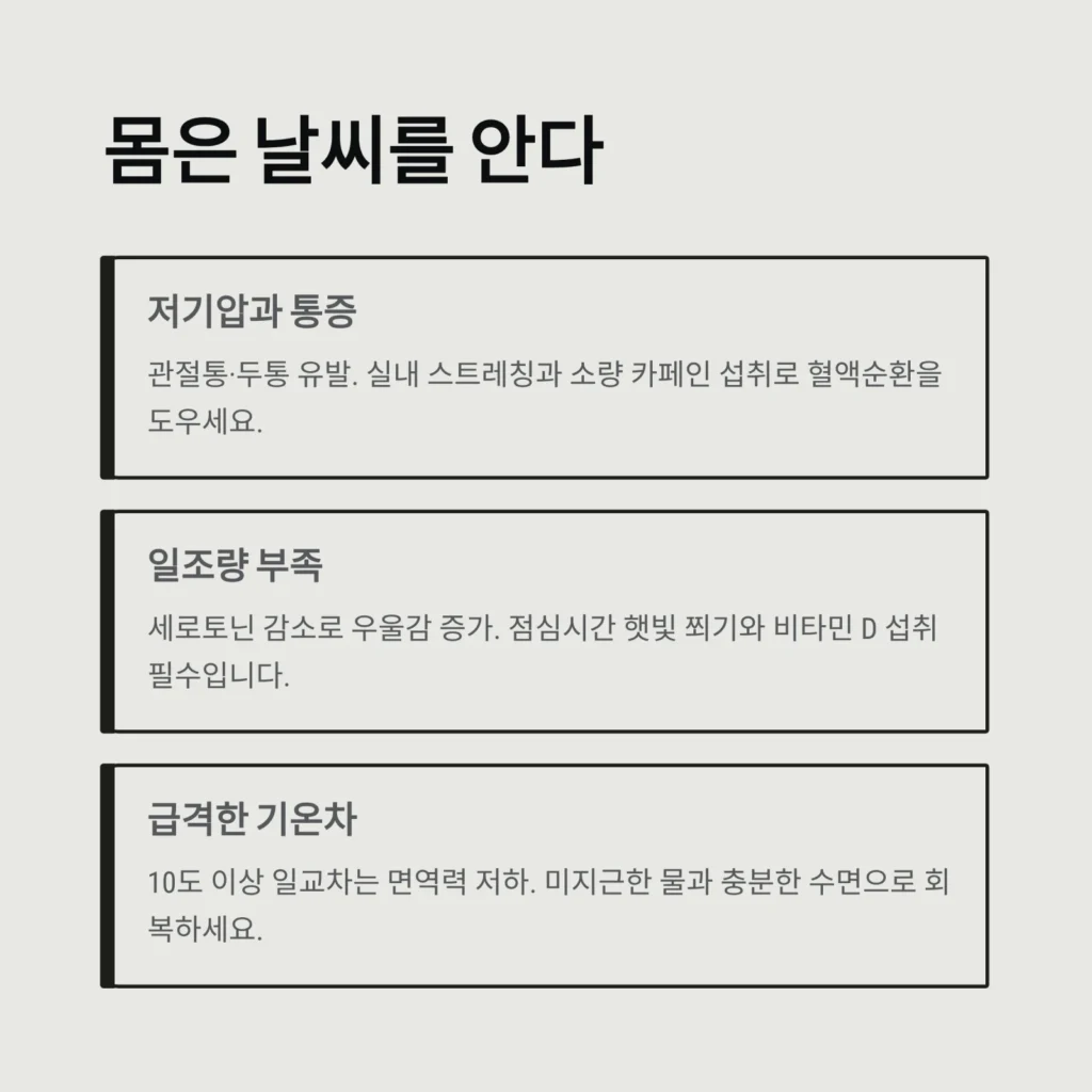 급변하는 날씨, 오늘 안전과 일정을 지키는 3분 대응법｜폭우·폭염·한파 실전 매뉴얼