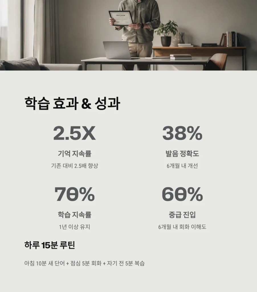 혁신적인 언어 학습 앱｜AI가 만든 가장 똑똑한 공부 루틴