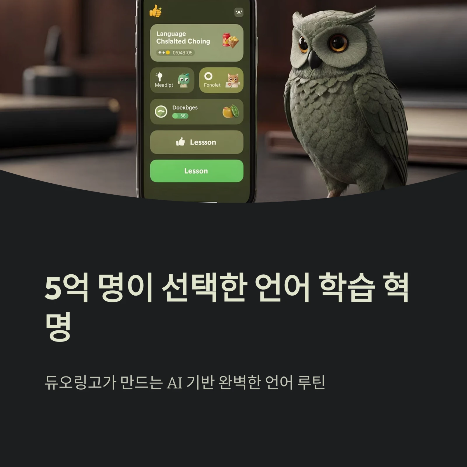 듀오링고가 만드는 AI 기반 완벽한 언어 루틴