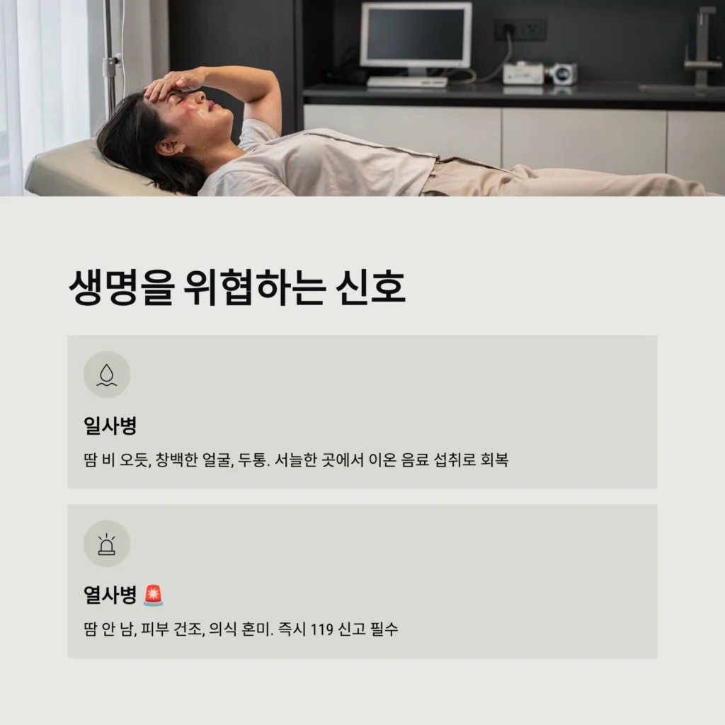 생명을 위협하는 신호