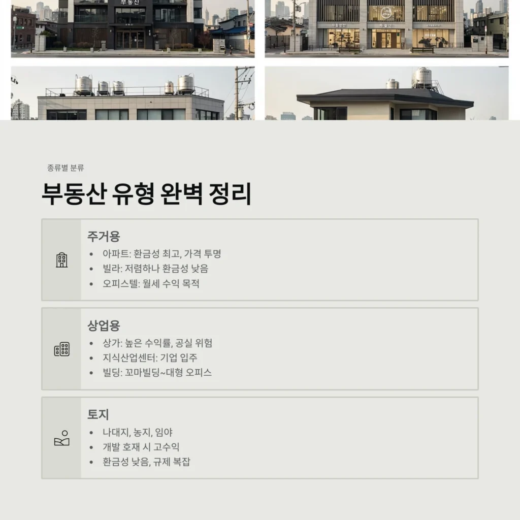 부동산 유형 완벽 정리