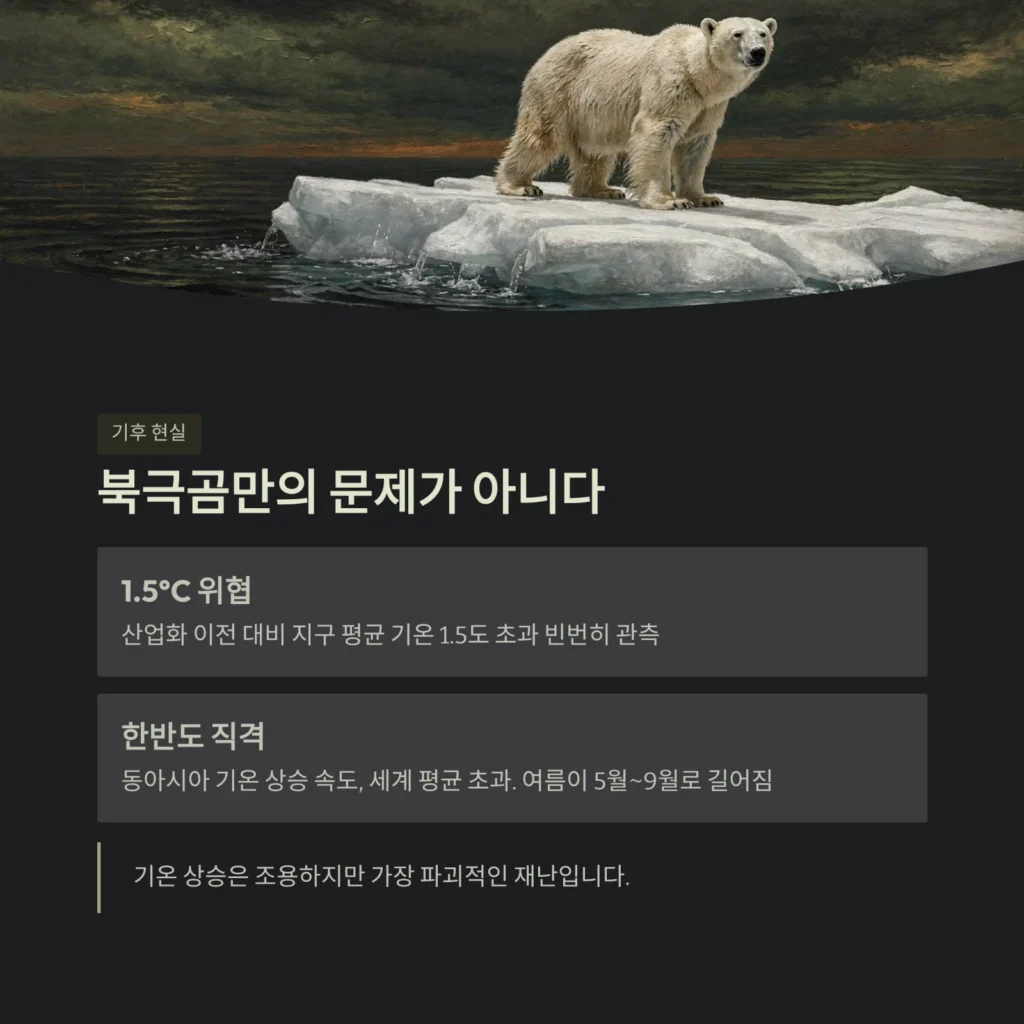 북극곰만의 문제가 아니다