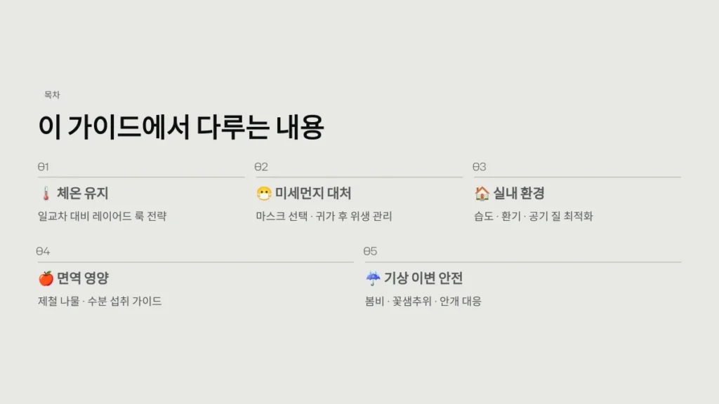 이 가이드에서 다루는 내용