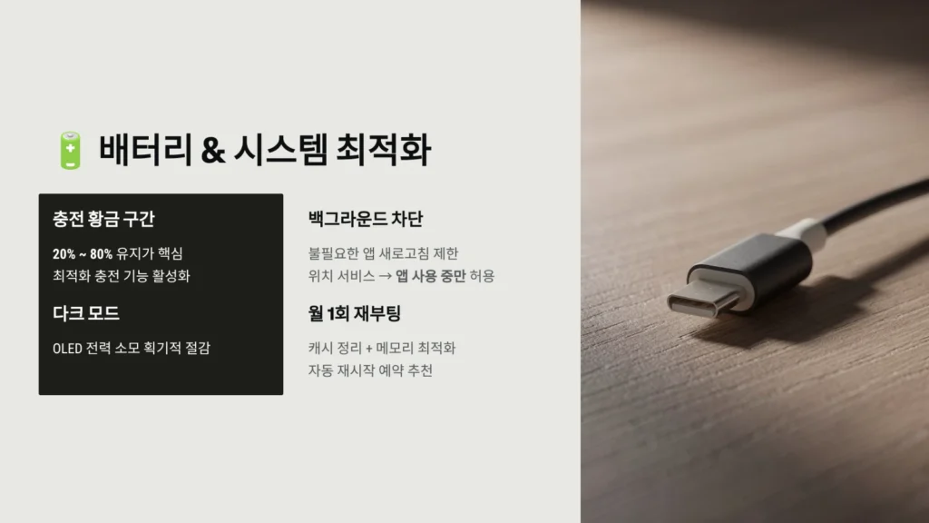 배터리 & 시스템 최적화