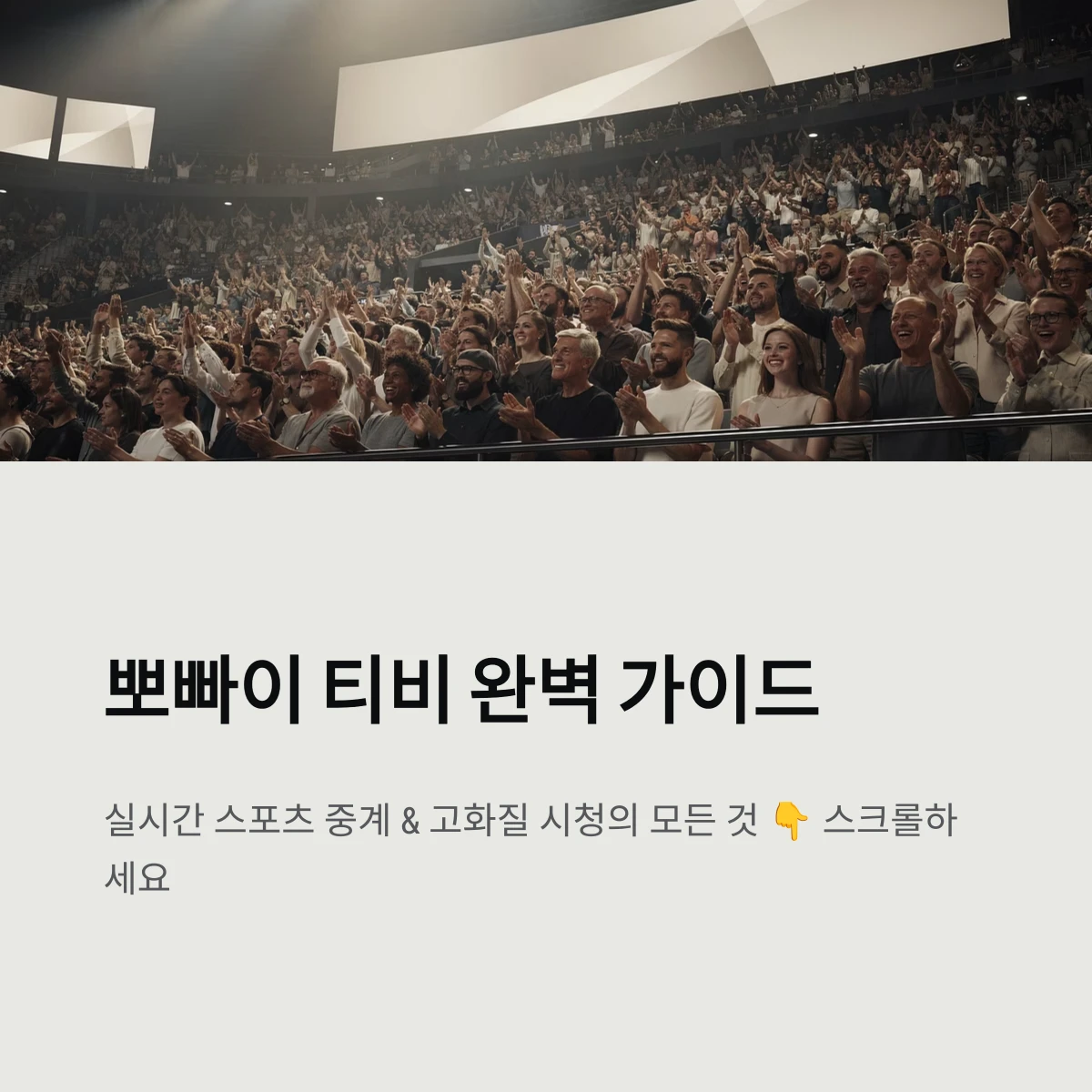 뽀빠이 티비 완벽 가이드