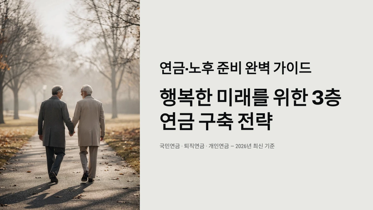 연금·노후 준비 완벽 가이드