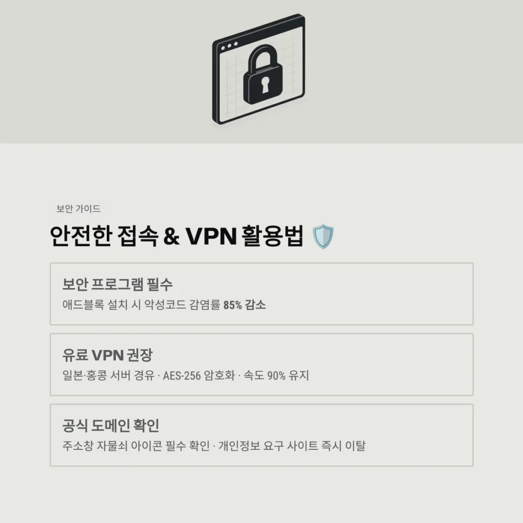 안전한 접속 & VPN 활용법
